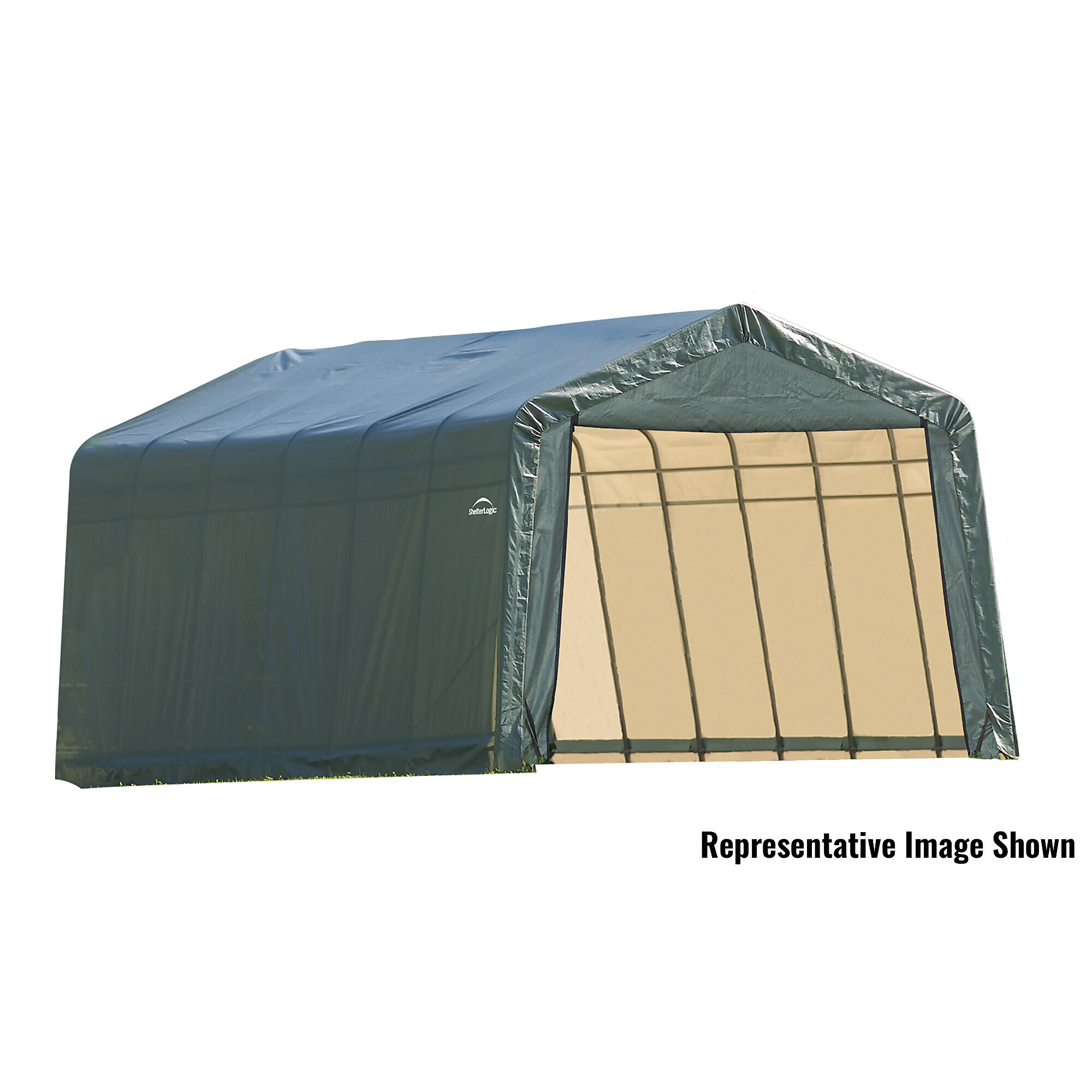 ShelterLogic ShelterCoat Galvanized Steel Carport, Model# 71444